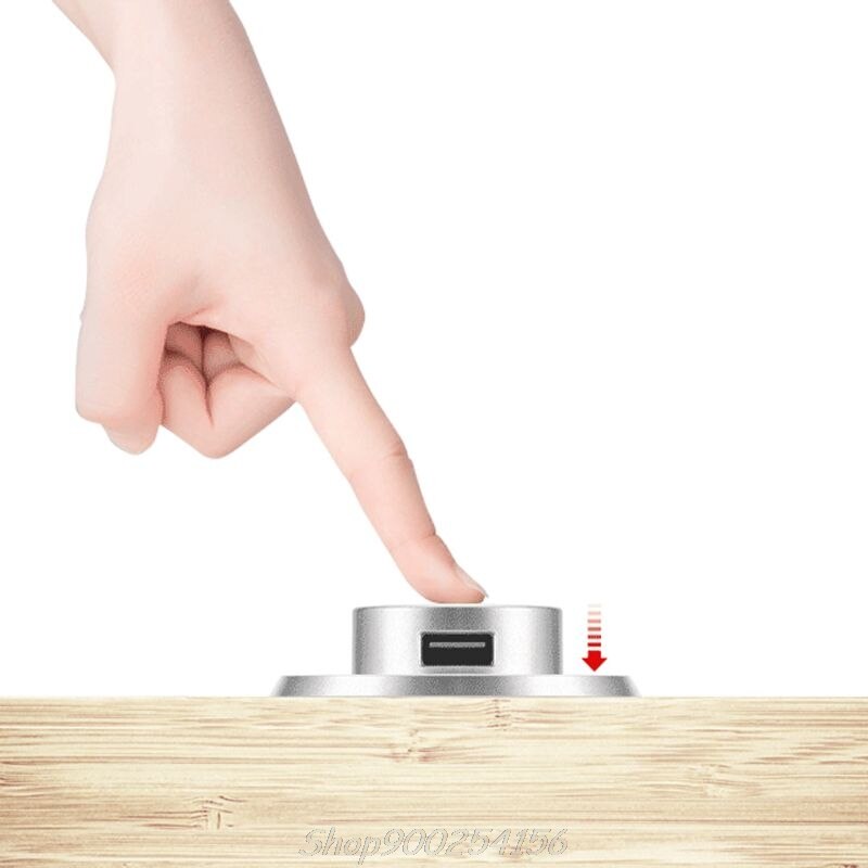 Pop-up In-Desk Slot USB 2.0 3 Ports Hub Splitter Adapter for Laptop PC Computer S02 20