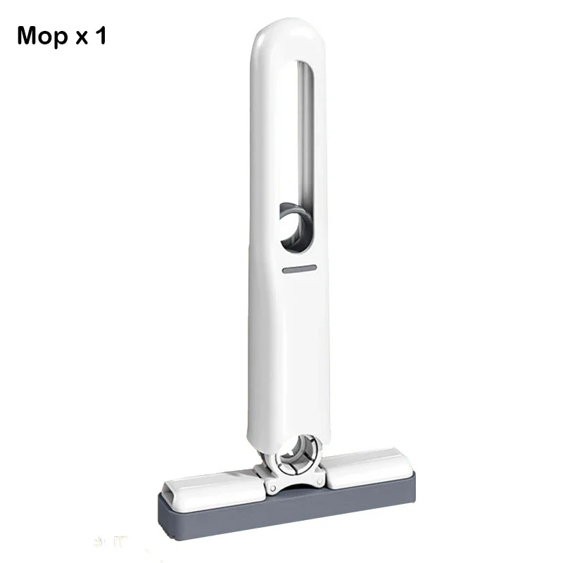 Potężny wyciskany mini mop składany mop do czyszczenia domu z gąbką samowyciskający mop do mycia podłóg biurko okno narzędzia do czyszczenia samochodu