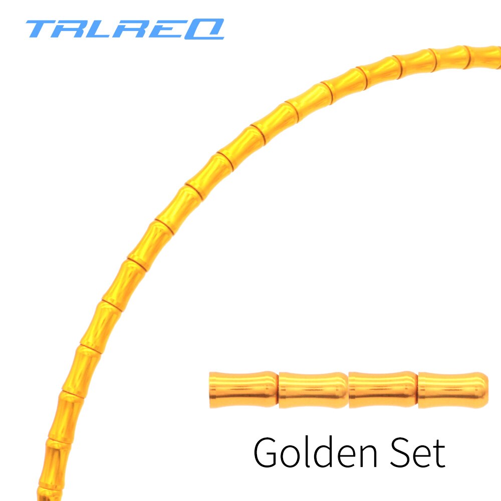 1900mm Bamboe Fiets Derailleur Shift Kabel Aluminium Links MTB Racefiets Derailleur Remkabel: Gold