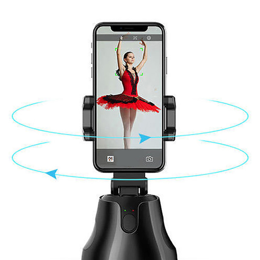 Tragbare Auto-Verfolgung Clever Erfassen Selfie Stöcke 360 Drehung Auto Gesicht Verfolgung Kamera Clever Schießen Auto Telefon Halfter