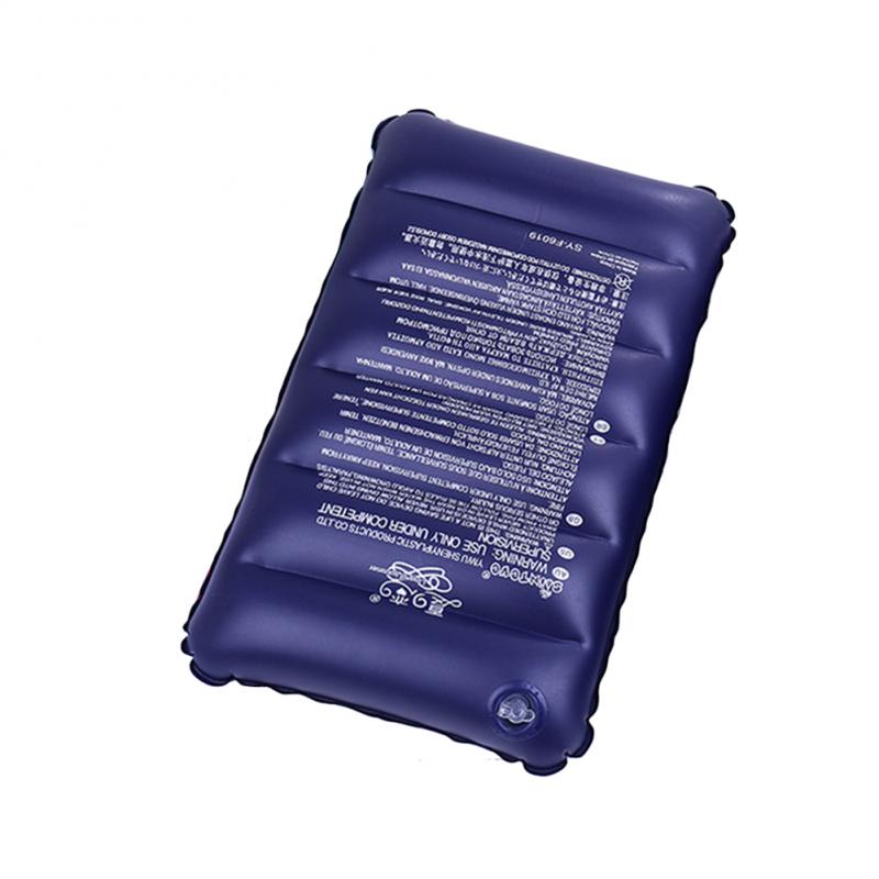 Draagbare Ultralight Opblaasbare Pvc Lucht Slaap Kussen Reizen Kussen Slaapkamer Wandelen Strand Vliegtuig Auto Hoofdsteun Camping Gear Suppo