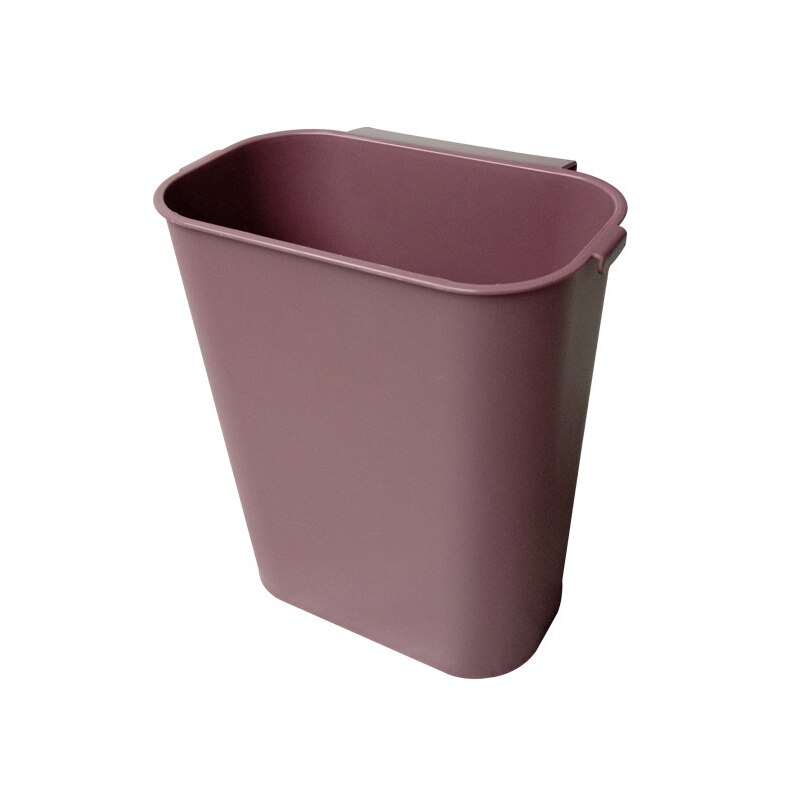 Kitchen Wall Mounted Trash Can Cabinet Door Hanging Garbage Bin Garbage Cans for Kitchen Bathroom Toilet Waste Rubbish: purple
