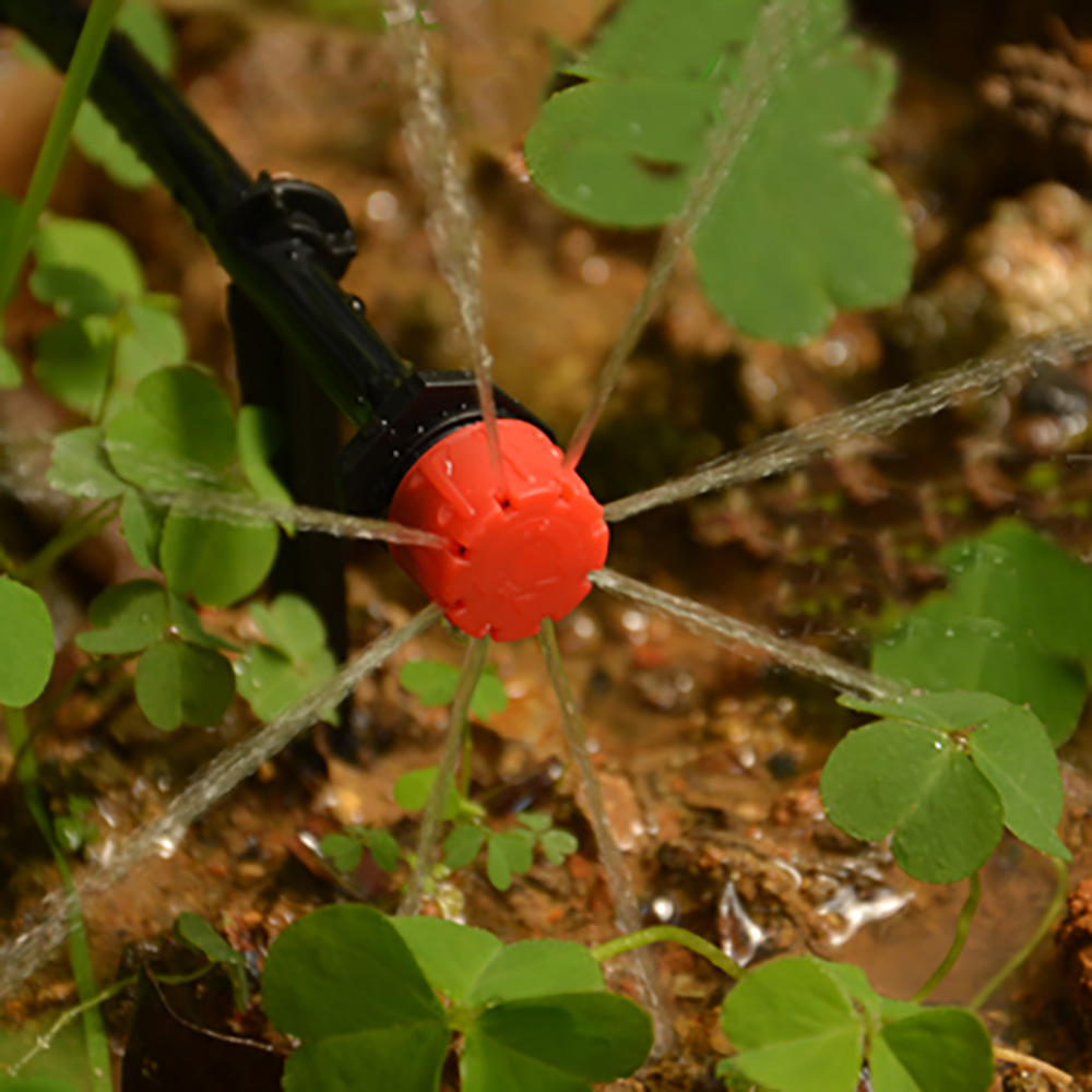 Sistema de riego por goteo para invernadero, 5M-50M, bricolaje, riego automático, manguera de jardín, Micro kits de riego por goteo con goteros ajustables