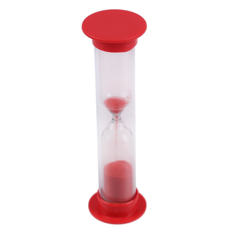 1 Minute Cute Plastic Sand Timer Red: Default Title