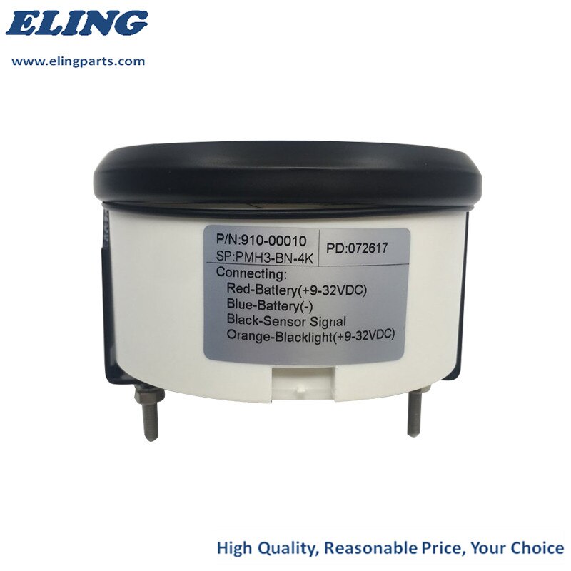 Waterproof 85mm Generator Tachometer RPM REV Counter 0-4000RPM With LED Hourmeter 12V/24V With Backlight