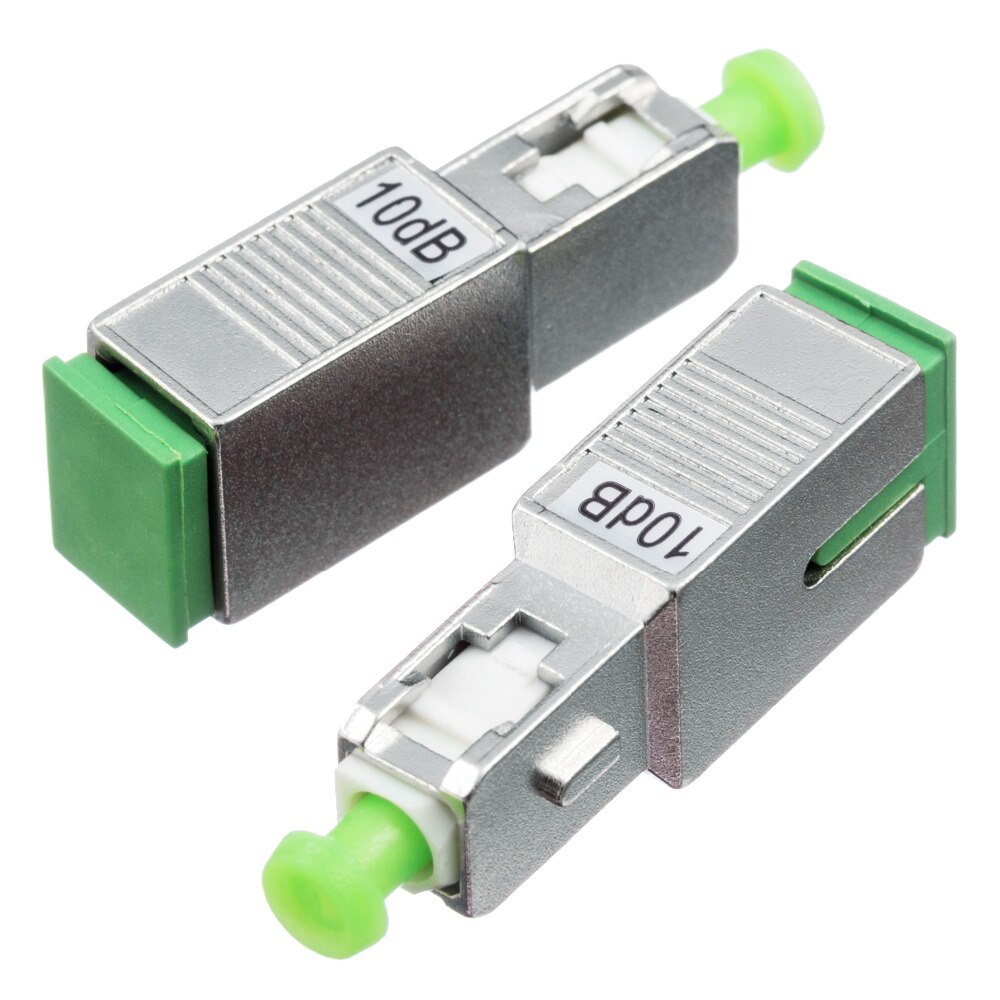 SC APC Simplex mode fiber optic Attenuator SC 0-30dB metal male Fiber Attenuator FTTH attenuator