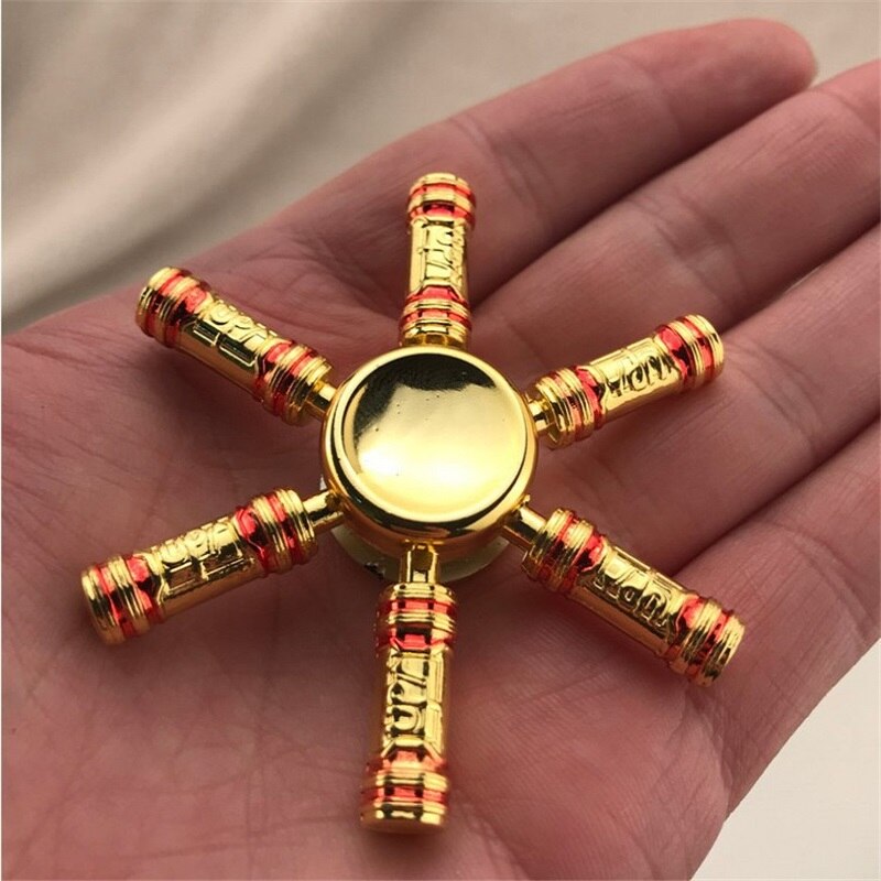 Dito Ruotare Giroscopio Mini Colorato A Mano Spinner Metallo Capretto/Adulto Giocattoli di Decompressione Anti-Stress Mitigatore di Barretta Spinners Manufatti