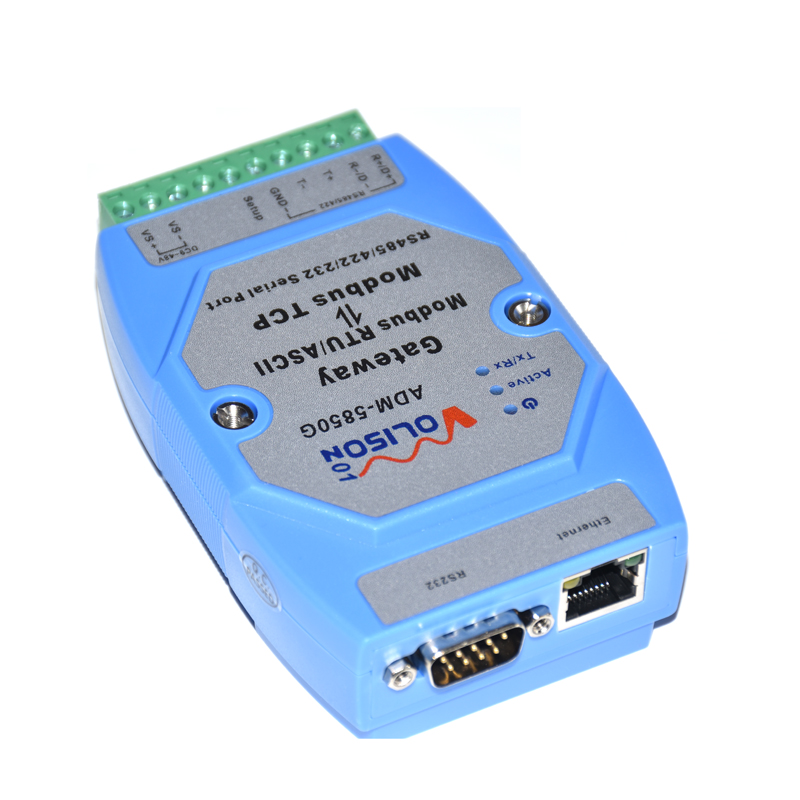 Industrial Modbus gateway server Modbus TCP to MODBUS RTU/ASCII with RS485/422/232 &amp; Ethernet Port Modbus support Master