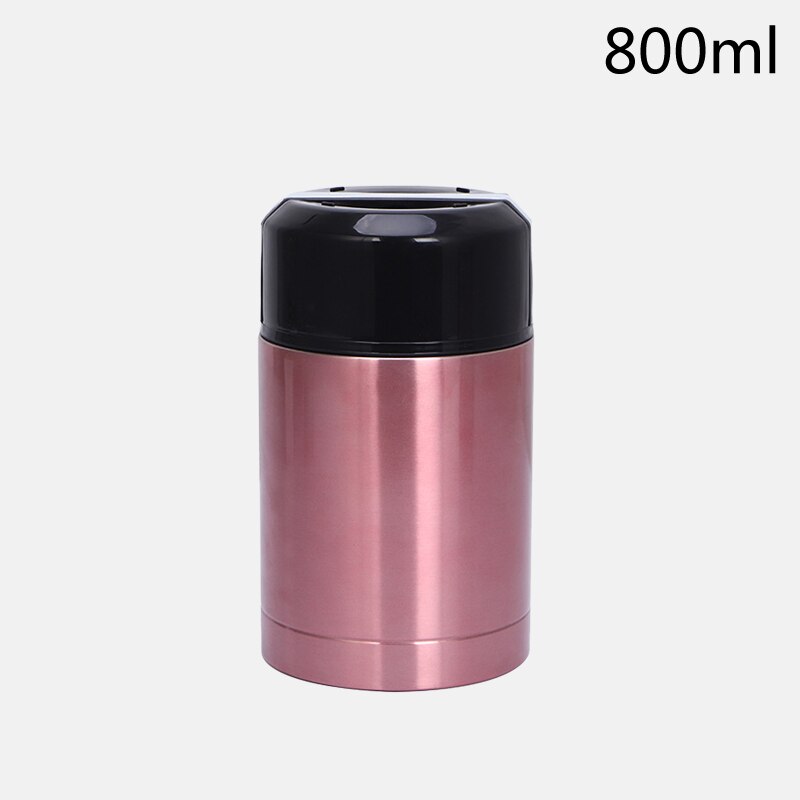 800ml 1000ml koreansk stil rustfrit stål vakuum madkasse suppe termokande termisk madbeholder: 1 / 7