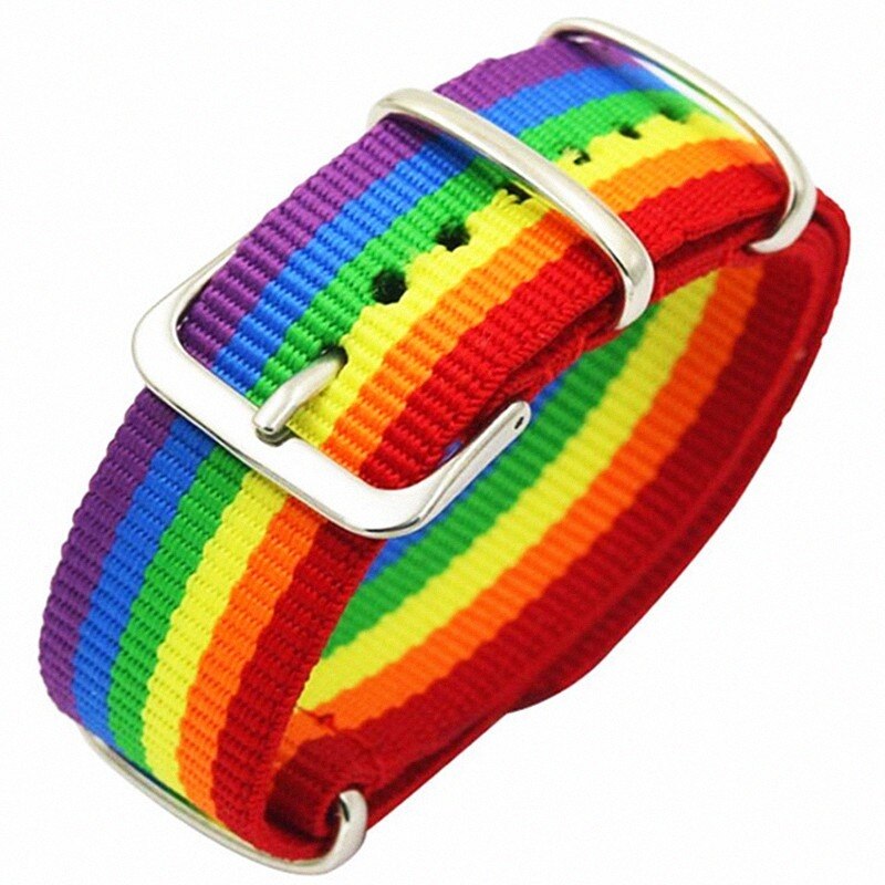 Ins Nepal Regenboog Geweven Armbanden Lgbt Lesbiennes Gays Bisexuals Armbanden Geweven Gevlochten Vrouwen Pride Mannen Paar Vriendschap Sieraden