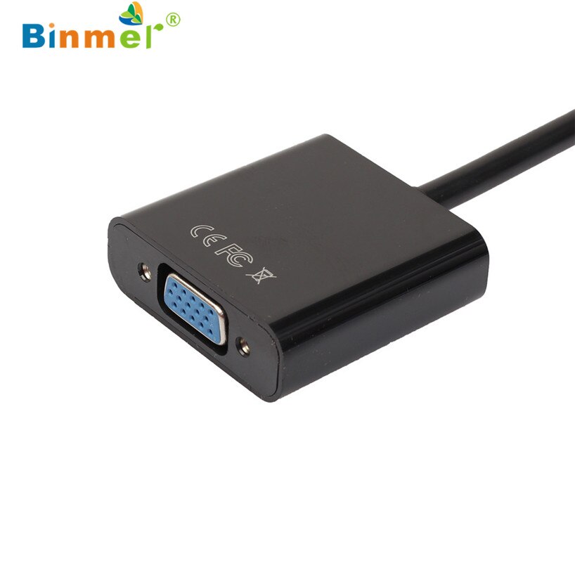 Binmer DVI-D 24+1 Pin Male to VGA 15Pin Female Active Cable Adapter Converter Freeshiping Sep 12