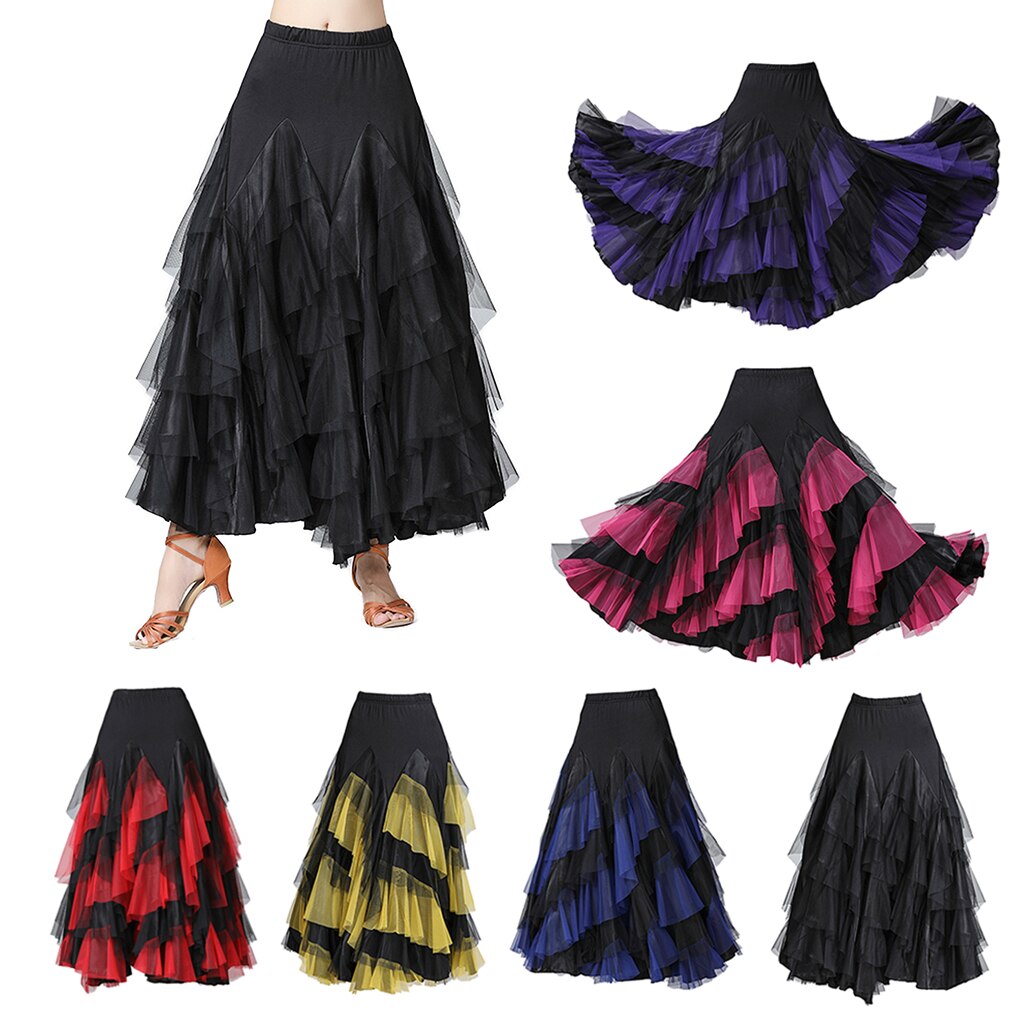 Flamenco Felsen Ballsaal Walzer Tanz Kleidung Moderne Kostümich Für Frauen