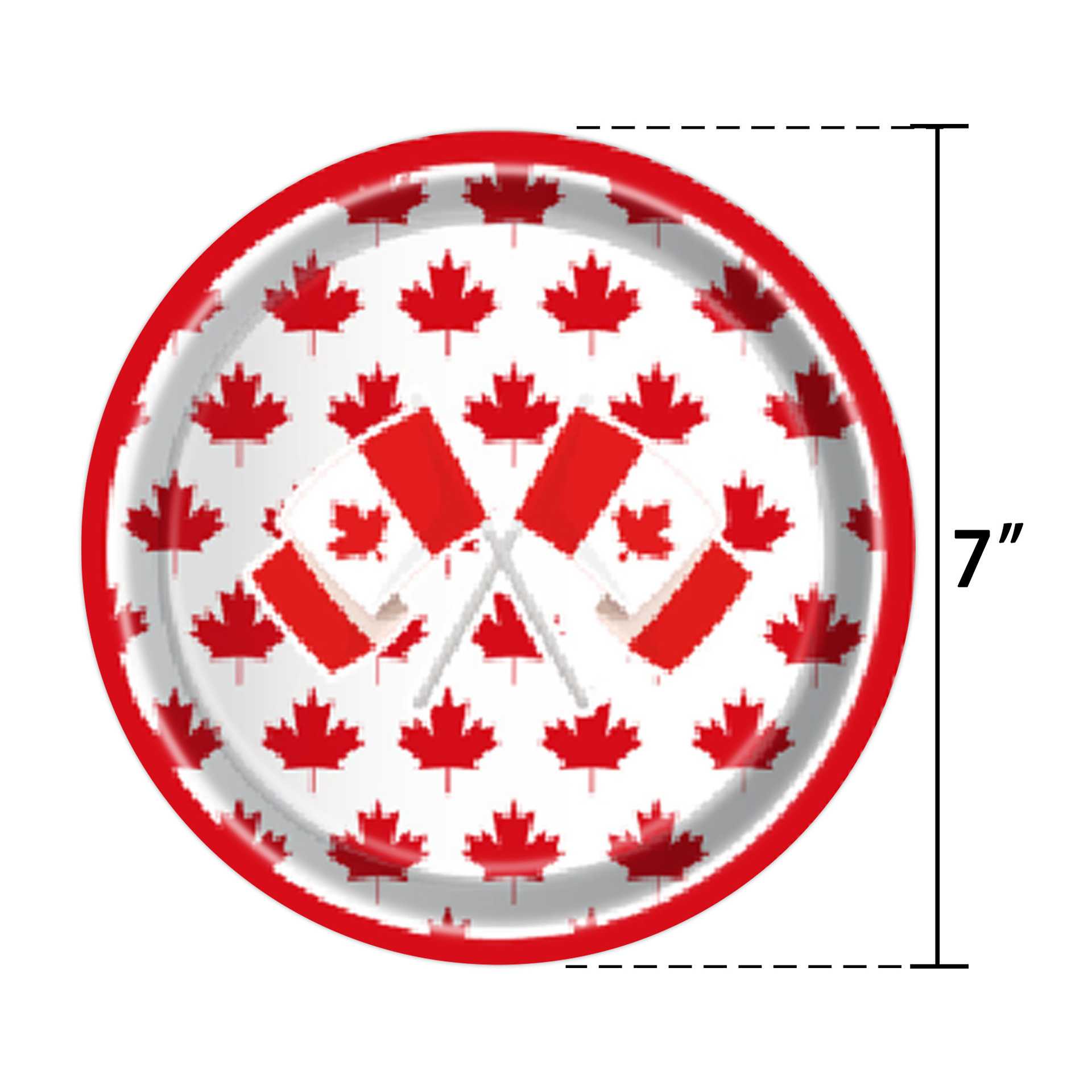 Canadese vlag Canada Servies Verjaardagsfeestje Benodigdheden Borden Kopjes Servetten Kopjes Servies Decoraties: Deep Sapphire