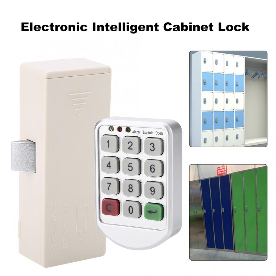 Panel Digital Electronic Intelligent Password Keypad Number Cabinet Door Code Lock Fechadura Digital Smart Lock