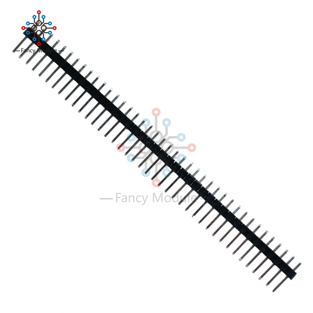 5/10Pcs 40Pin Single Row Male 2.54mm Round Straight Male Pin Header Breakable Pin Header Connector Strip For Arduino