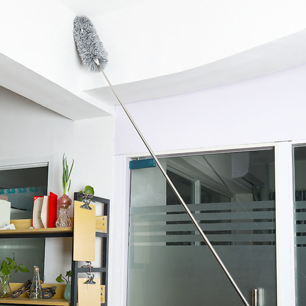 Extension Static Bendable Brush Home Telescopic Pole Long Handle Roof Cleaning Lengthen Washable Practical Extendable Duster