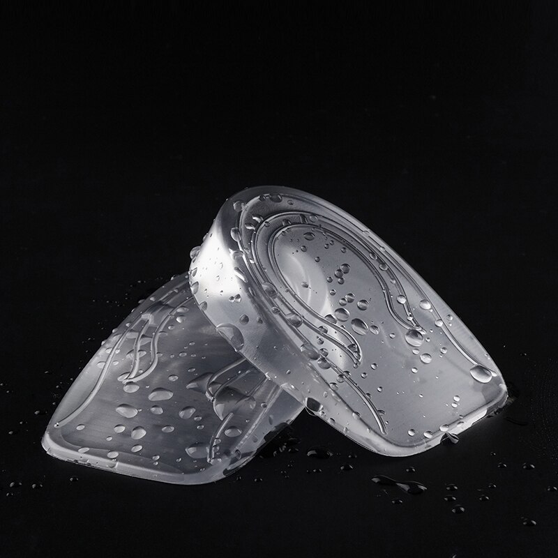 Siliconen Binnenzool Onzichtbare Hoogte Verhogen Hak Unisex 1-3Cm Sportschoenen Silicon Gel Shose Pad Accessoires