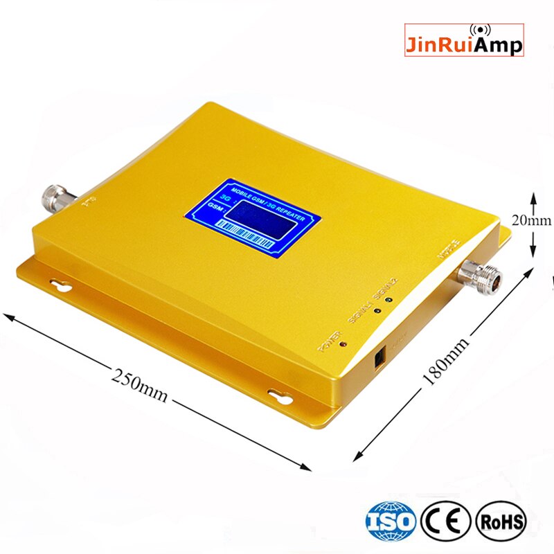 Répéteur GSM 2G/3G double bande pour réseau de téléphonie mobile, 2100/900/2100mhz, UMTS, GSM900, WCDMA