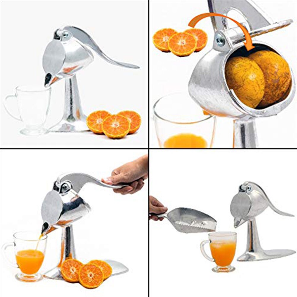 Roestvrij Staal Handmatige Fruitpers Citrus Citroen Oranje Hand Druk Juicer Keuken Draagbare Juicer Machine Gadget Gereedschap