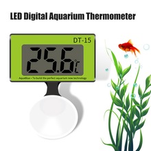 Digital Aquarium Thermometer Fish Tank Water Terrarium Temperature High Precision Temperature Measurement Detector: Default Title