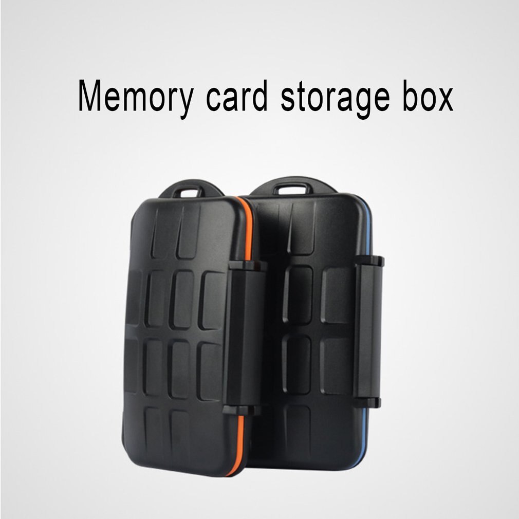 Waterdicht Anti-Shock Geheugenkaart Carrying Storage Case Beschermende Houder Voor 8 Secure Digital Geheugenkaart