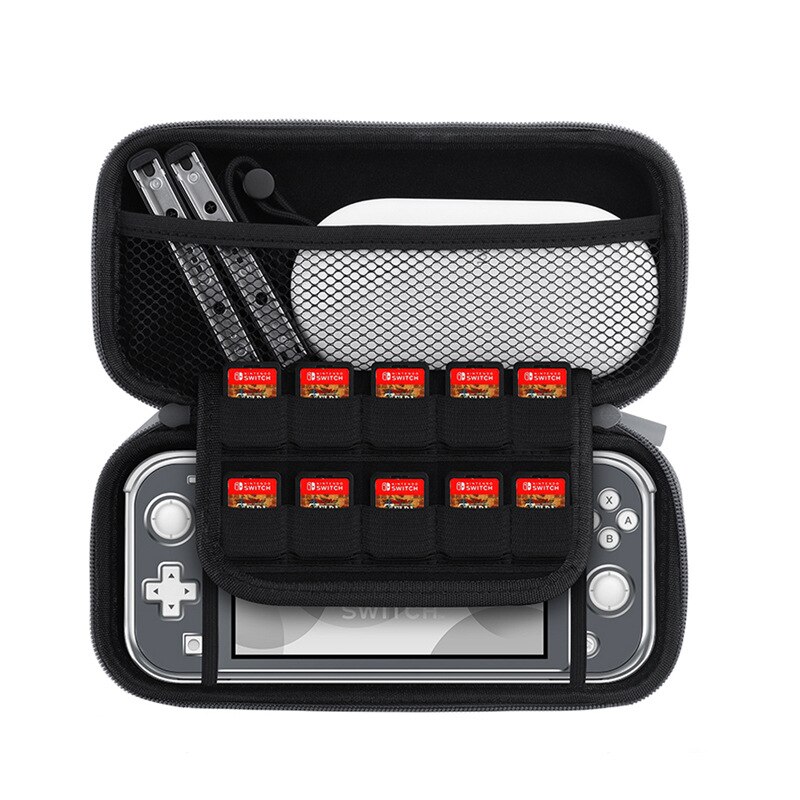 Tragbare, stoßfeste hartschalentasche für die nintendo switch lite spielkonsole – schutzhülle und aufbewahrungstasche
