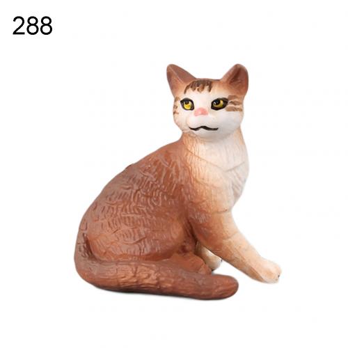 Simulazione da collezione Mini gatti fatti a mano gattino figura modello statua ornamenti per la casa regalo giocattoli educativi per bambini: 288