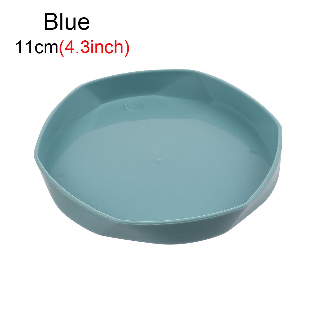 1Pcs Plastic Resin Plant Saucer Drip Trays Plastic Tray Saucers Indoor Outdoor Flower Garden Pot: light yellow
