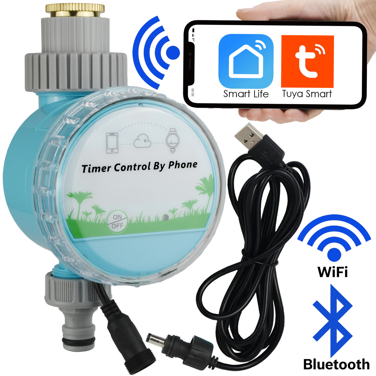 KESLA Automatic Drip Irrigation Kit 4/7 to 3/5mm Hose Garden Watering System Dripper for Bonsai Pot Plant Vegetable Greenhouse: Clear