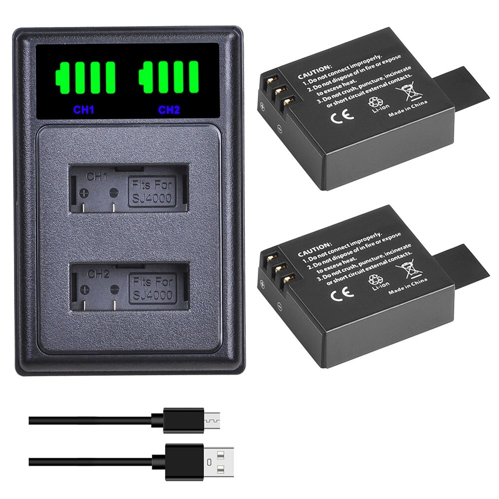 Accessoires voor Bewegingscamera's Vervangende Batterij Originele