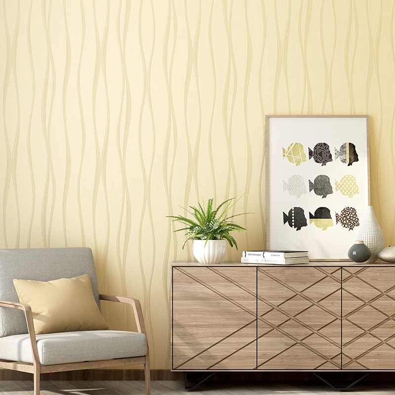 Mode Roze Beige Licht Blauw Gestreept Behang 3D Moderne Woonkamer Non Woven Geweven Streep Wall paper Rolls voor Slaapkamer