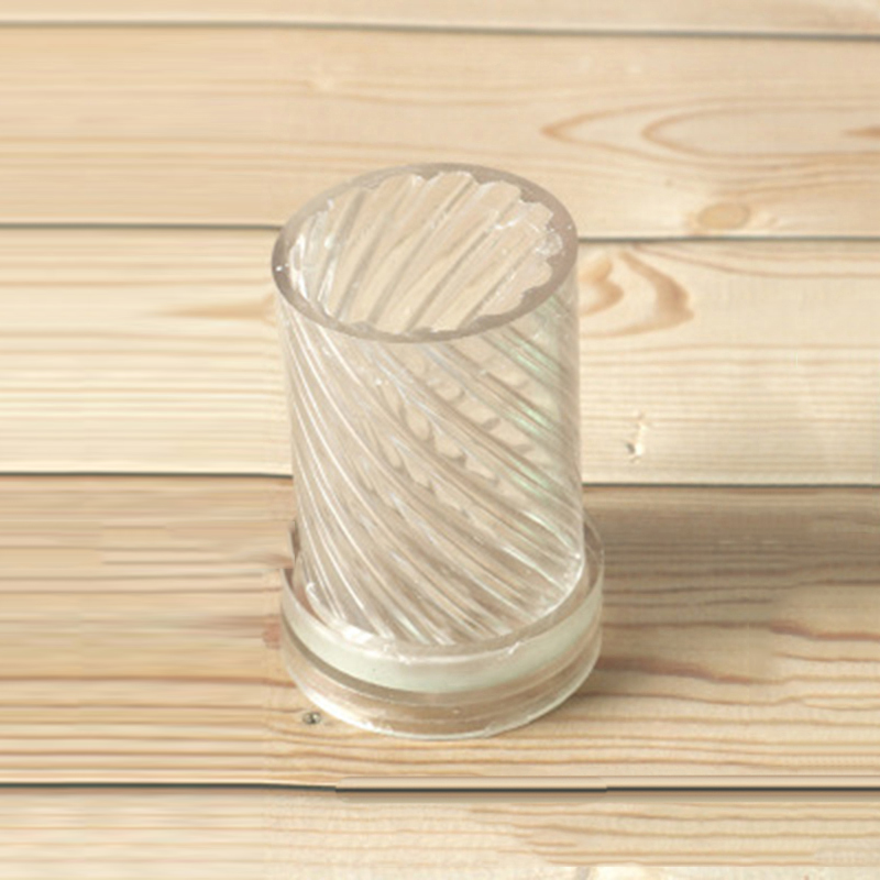 Stearinlys form manuel stearinlys spiral form model lysforme voks forme forme diy håndværktøj plast 5*7.5/5*10.2cm: 5 x 10 2cm