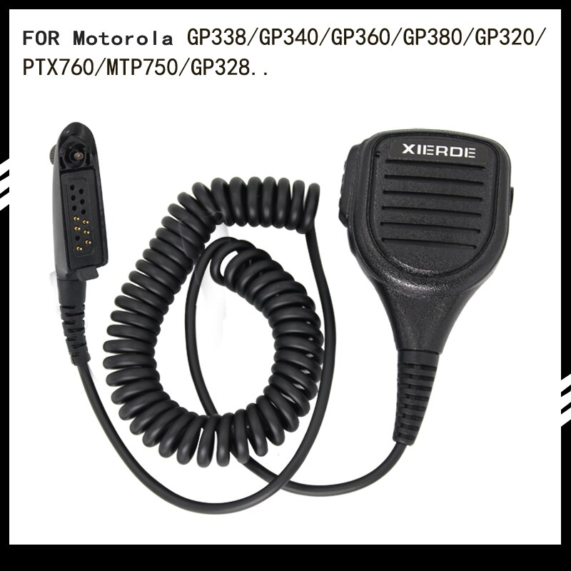 Xierde Handheld Speaker Microfoon Geschikt Voor Motorola GP328 PRO5150 GP338 PG380 GP680 HT750 GP340 Walkie Talkie Walkie Talkie