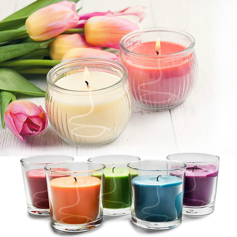 Juego de mechas para velas sin humo originales, núcleo de cera de soja, vela tejida para el hogar, lámpara de queroseno, núcleo de cera de madera, 100 unidades