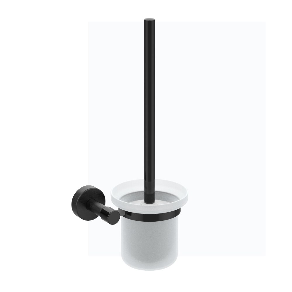 Black/Silver/Brushed Stainless Steel Toilet Brush Holder,Toilet Brush Set,Toilet WC Bathroom Accessories,Bathroom Cleaning Tools