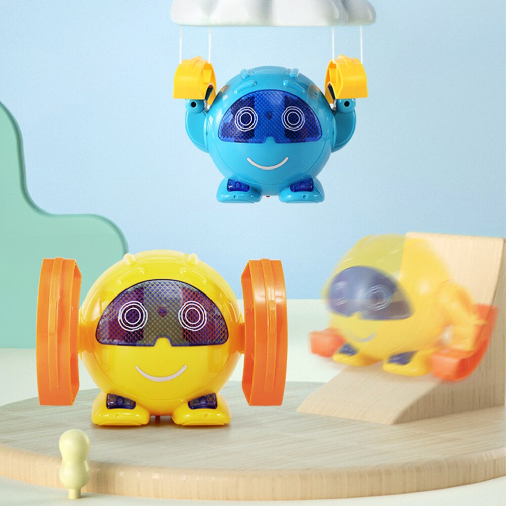 1 PC Tumbling Robot Electric LED Light Adorable Tumbling Robot for Kids