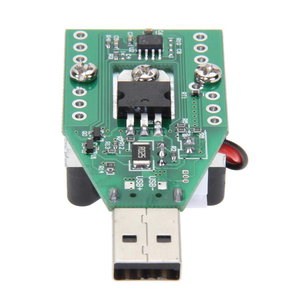 15W RD Industrial Grade Electronic Load Resistor USB Interface Discharge Battery Capacity Test Meter with Fan