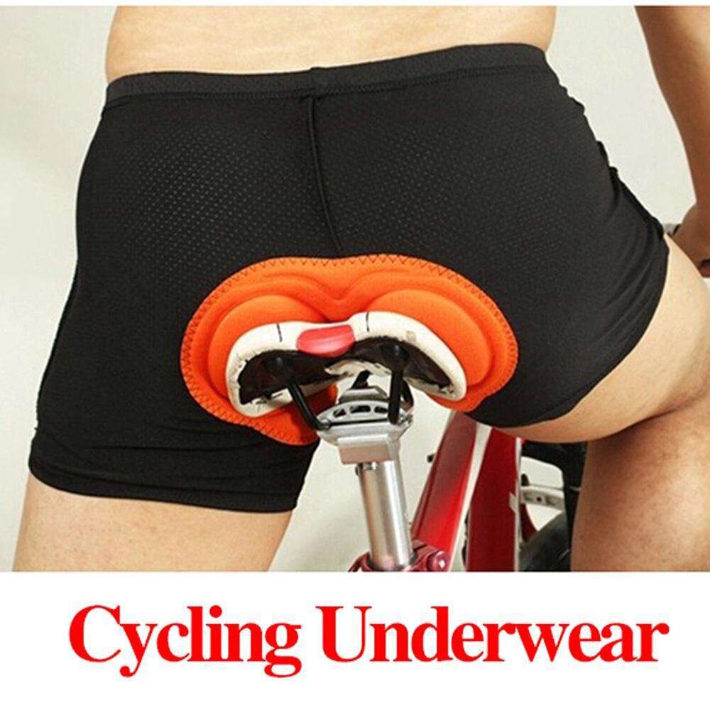 Unisex sort cykel cykelbukser solid behagelig undertøj svamp åndbar gel polstret cykel mtb korte bukser cykel shorts