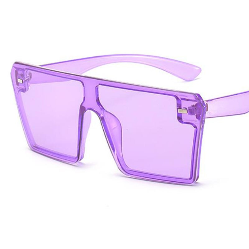 Kantløse overdimensionerede kvinder solbriller firkantede mærke solbriller med stort stel til kvinder  uv400 solbriller oculos masculino