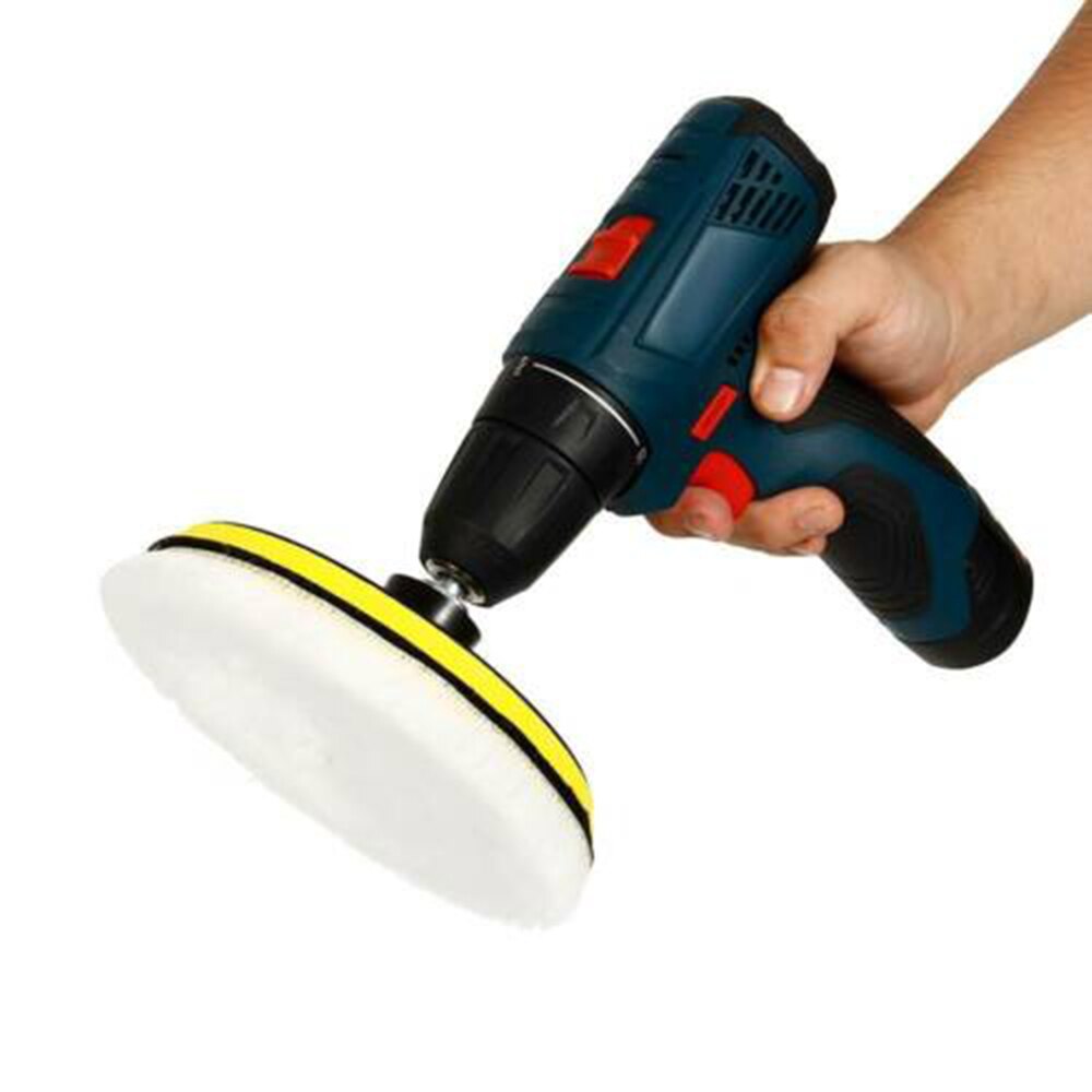 Universal 5pcs/set 6inch Wool Buffing Polishing Pads Car Polisher Drill Wool Wheel Mop Kit Car Accessories