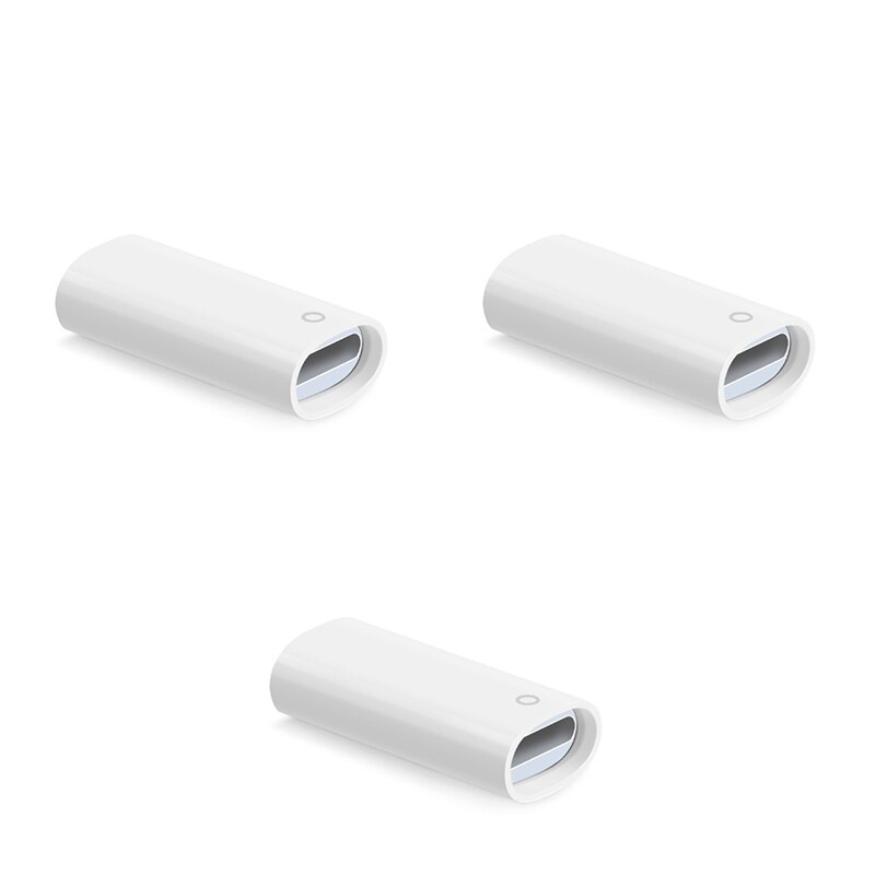 3/2/1PCS Mini Connector Charging Adapter for Apple Pencil Female to Female Home Office Easy Charge Charger Accessories: 3pcs