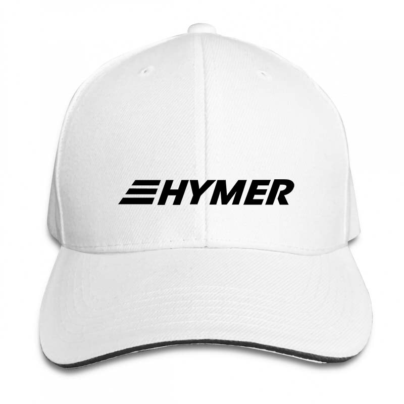 Hymer -sladies - Hymermobil Campervan motor-home mobile Baseball cap men women Trucker Hats adjustable cap: 2-White