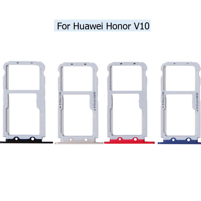 Für Huawei Honor Ansicht 10 V10 Sim Karte Tablett Slot Halfter Verbinder Reparatur Teile