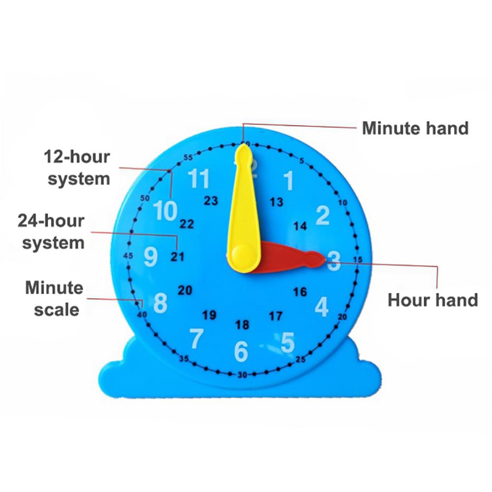 12/24 stunden Montessory Schüler Lernen Uhr Zeit Lehrer für freundlicher freundlicher