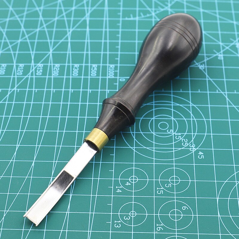 4/6/8/10mm Leather Shovel knife Edge Trimming Tool Sandalwood Wide Shovel Blade DIY Leather Craftwork Repairing Supplies