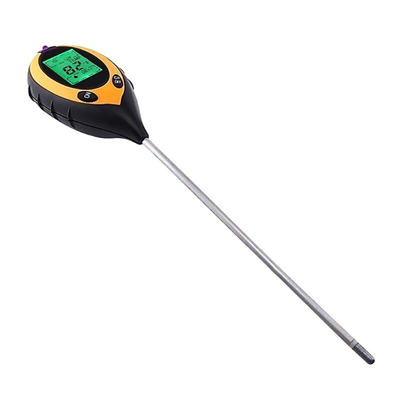 4 in 1 soil ph meter tester Soil Tester PH Moisture meter Temperature Sunlight Intensity measurement analysis soil acidity test