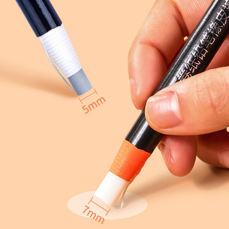 Marie – gomme à crayon en rouleau de papier, forme de stylo créative, papeterie d&#39;apprentissage pour étudiants, effaceur de dessin artistique, fournitures de bureau