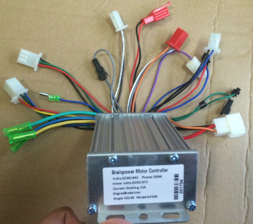 24v36v48v60V64V250w350w BLDC controller 6mosfet elektrische fiets accessoire MTB Driewieler scooter onderdelen voor sensor/sensorless motor