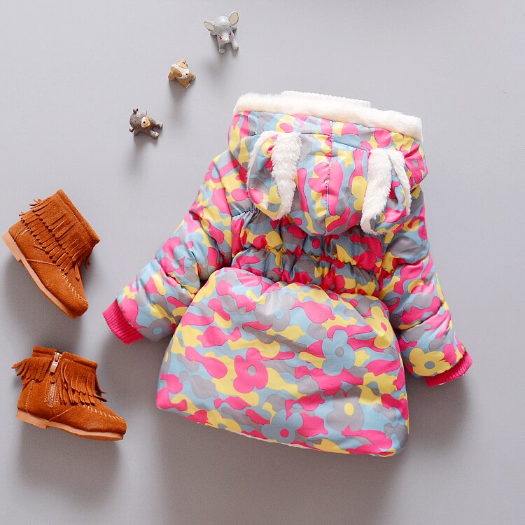 Kinderkleding Warme Winter Herfst Bovenkleding Baby Meisje Kleding Jas Voor Meisjes Jas Kids Kleding Hoodies 1 2 3 4 jaar