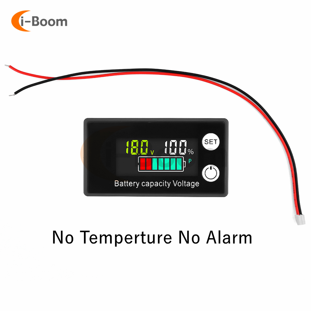Blei Säure Lithium Batterie Kapazität Anzeige DC 8V-100V Li-Ion Lebensdauer Po4 Auto Motorrad Voltmeter Leistungs anzeige 12V 24V 48V 72V